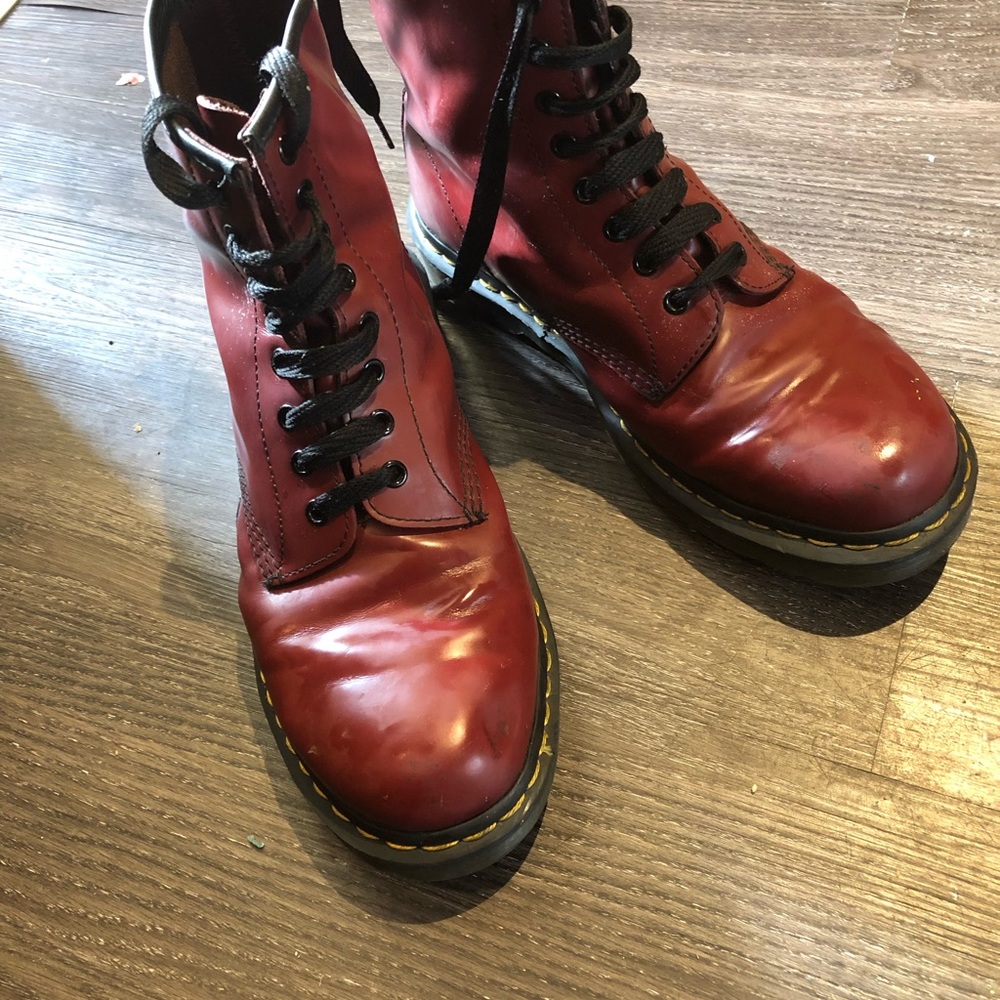 Ox blood doc martens